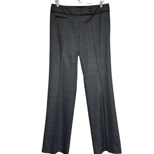 Classiques Entier Plaid Dress Pants Womens 8 Gray Black Straight Office Classic